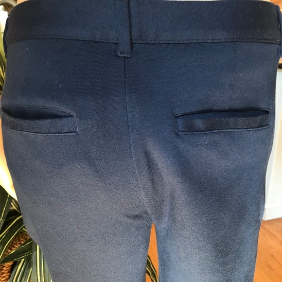 EUC GAP Navy Knit Pants Sz 2 - Picture 3 of 6